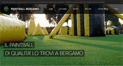 Desktop Screenshot of paintballbergamo.it