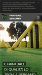 Mobile Screenshot of paintballbergamo.it