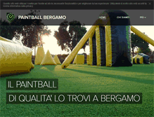 Tablet Screenshot of paintballbergamo.it